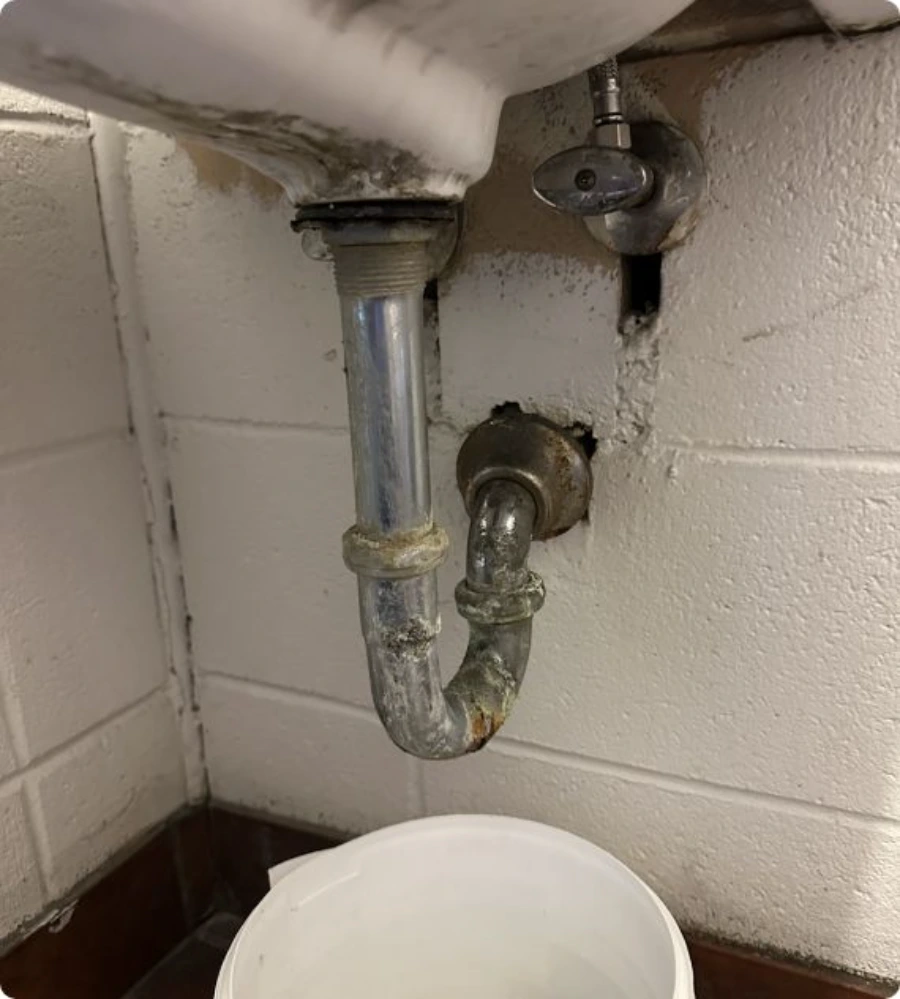 LeakRush technician performing emergency leak repair service in Goodyear, AZ