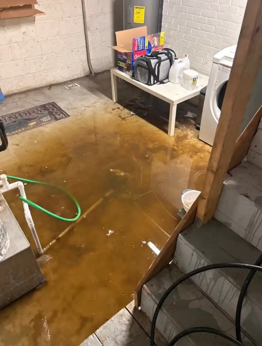 Water extraction equipment documenting insurance claim damage in Goodyear